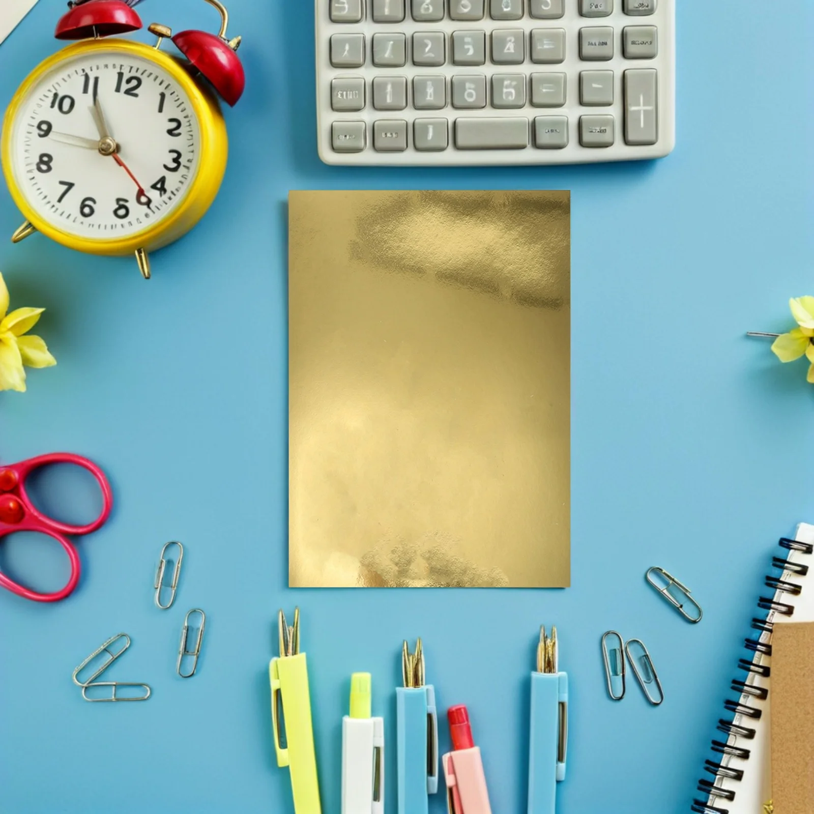 70 шт., золотая зеркальная картонная бумага A5, металлические светоотражающие листы для рукоделия, декоративные приглашения для скрапбукинга, детское искусство