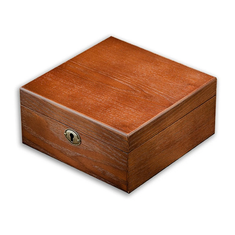 

Luxury Wooden Watch Box Watch Holder Box for Watches Top Jewelry Organizer Box Grids Watch Organizer New Square