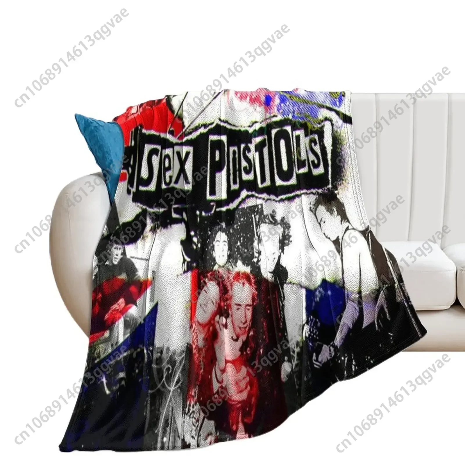 Sex Pistols Band Flannel Blankets Are Soft Comfortable and Warm Perfect for Winter Naps Homes Offices Travel Camping and More
