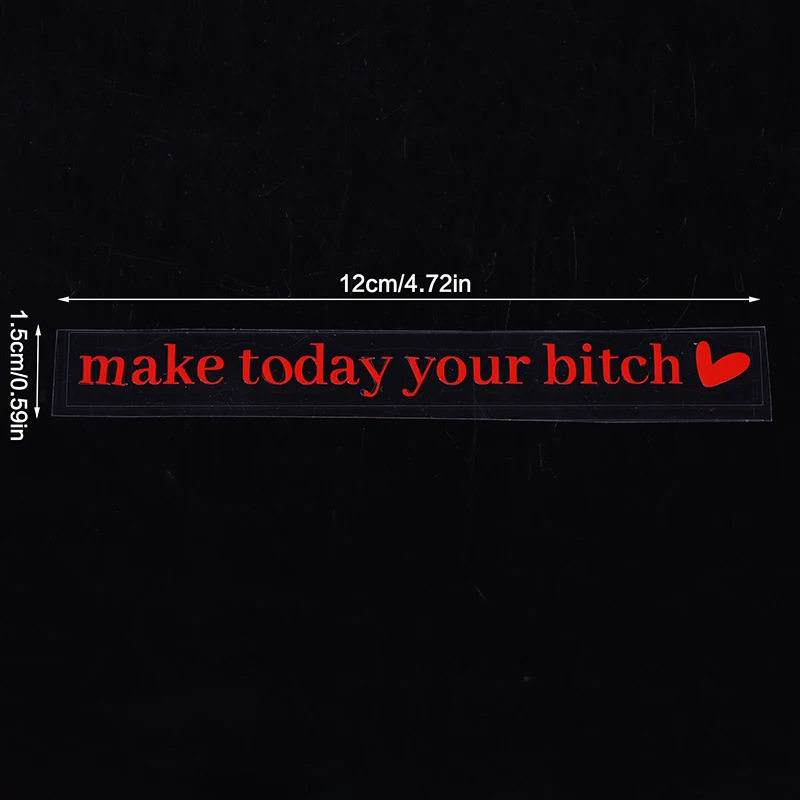 اصنع اليوم ملصق مرآة الرؤية الخلفية *، ملصق سيارة، ديكور سيارة جديد، ملصق فينيل مضحك، ملصق مرآة السيارة