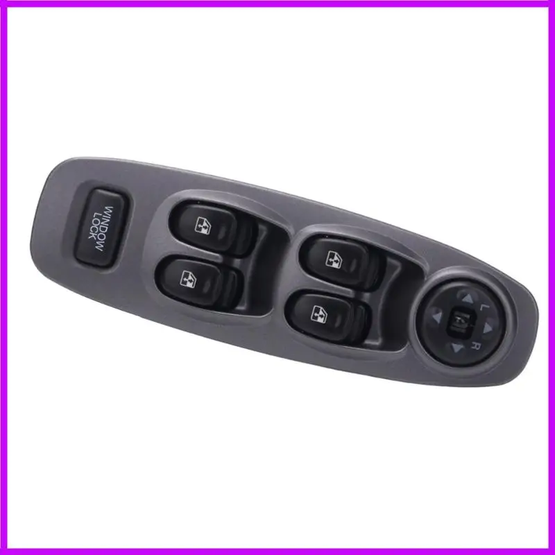 R9CC Four-Window Driver Control Panel with Integrated Housing and Dedicated Lock Function for 1999-2006 Accent Vehicle