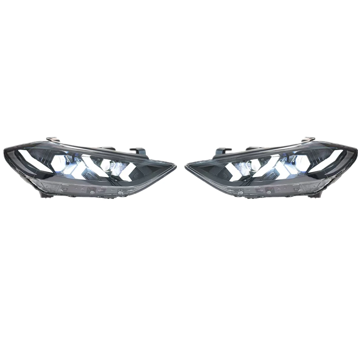 

Pop For Hyundai Elantra 16-20 Headlights Assembly Modified LED Day Running Lights