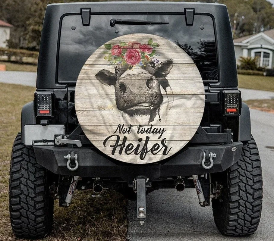 Farm Animals Personalized Tire Cover Universal Wheel Tire Cover for Trailer, RV, SUV, Truck