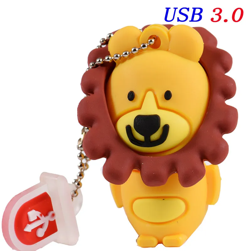 かわいい漫画のペンドライブ,3.0 GB,8GB,16GB,32GB,64GBのメモリスティック,ペンギン,猫,カエル,フラッシュドライブ