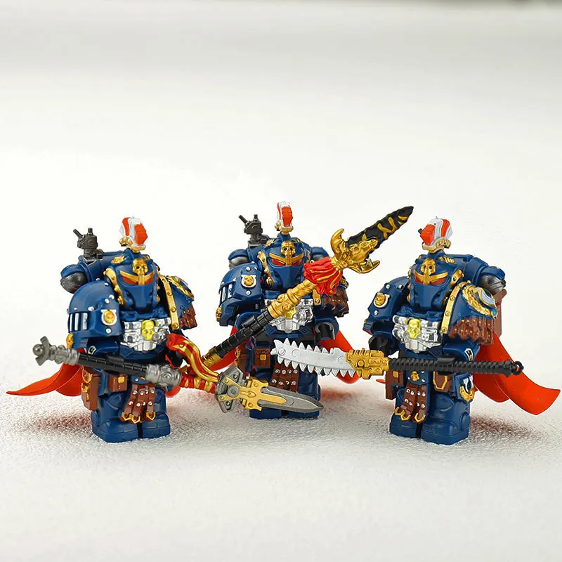 

5 см Warhammer Ultramarines, боевая монахиня, две выражения, экшн-фигурка, священные строительные блоки, коллекция моделей, поделки, подарочная игрушка