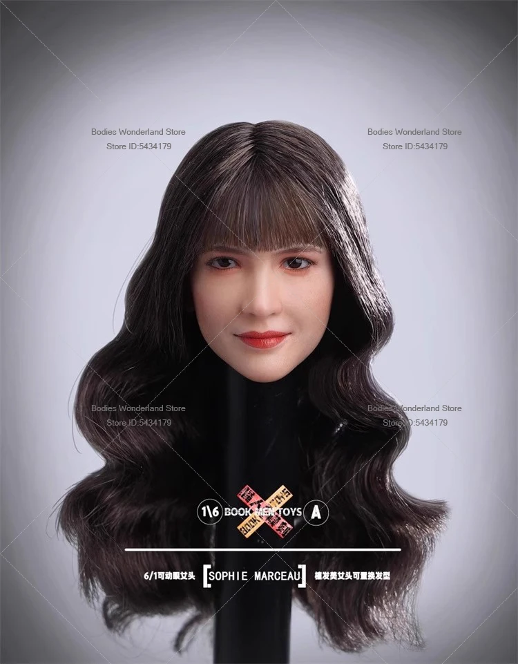 หัวตุ๊กตาทหารหญิงโซฟี ขนาด 1/6 รุ่น BM01 พร้อมดวงตาขยับได้ สำหรับตุ๊กตาแอคชั่นฟิกเกอร์ขนาด 12 นิ้ว