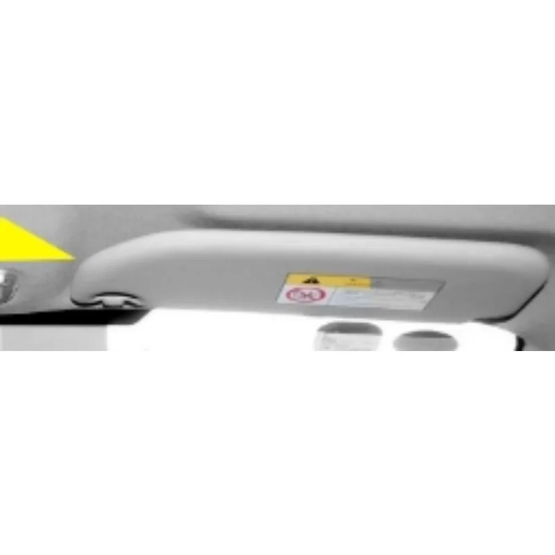 أصلي لبيجو 301 لسيتروين C-Elysee 2014- C3-XR C3L حاجب من الشمس الأيمن مع مرآة مكياج جديدة تمامًا