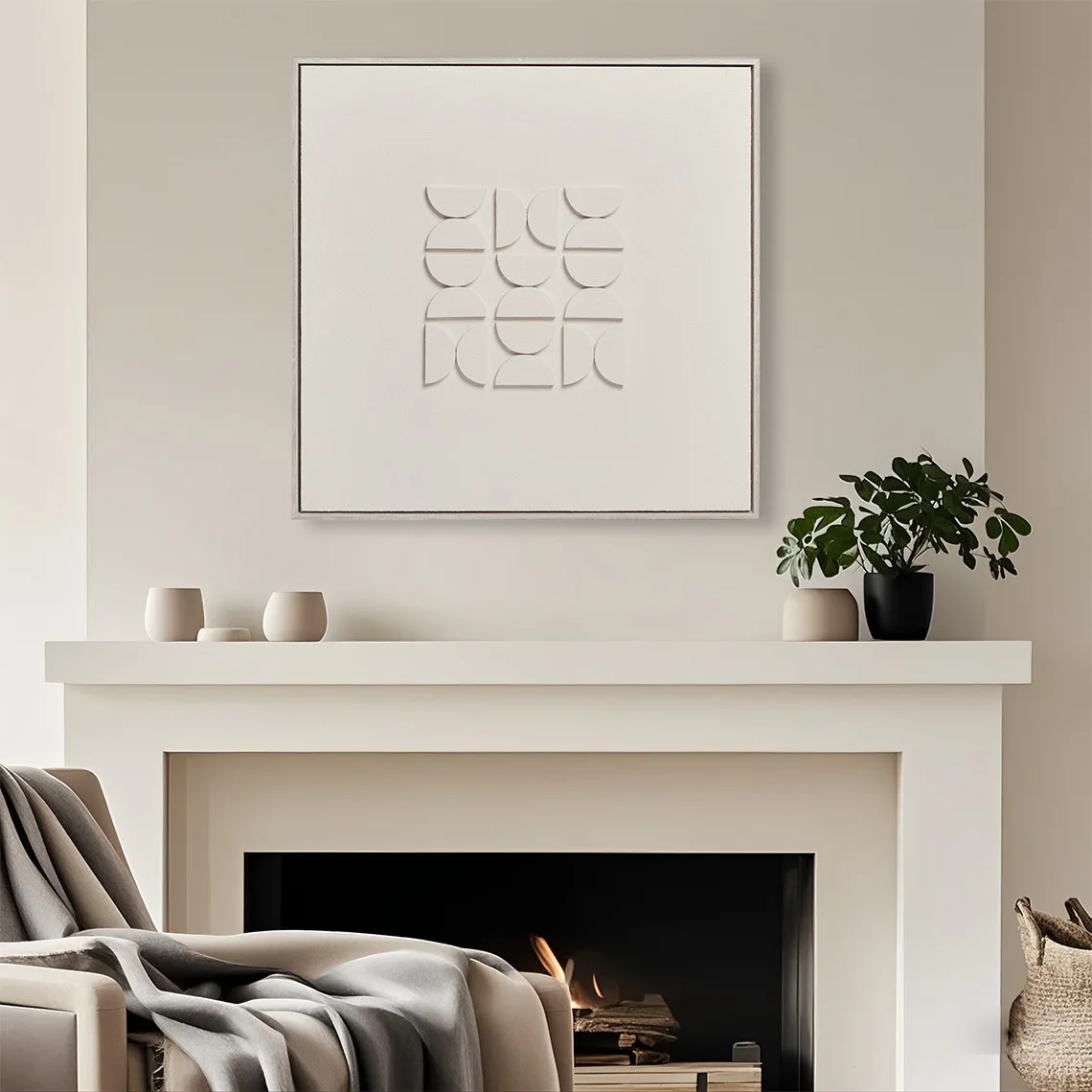 

Living room decorative painting modern simple abstract mural living room high sense sofa background wall hanging painting