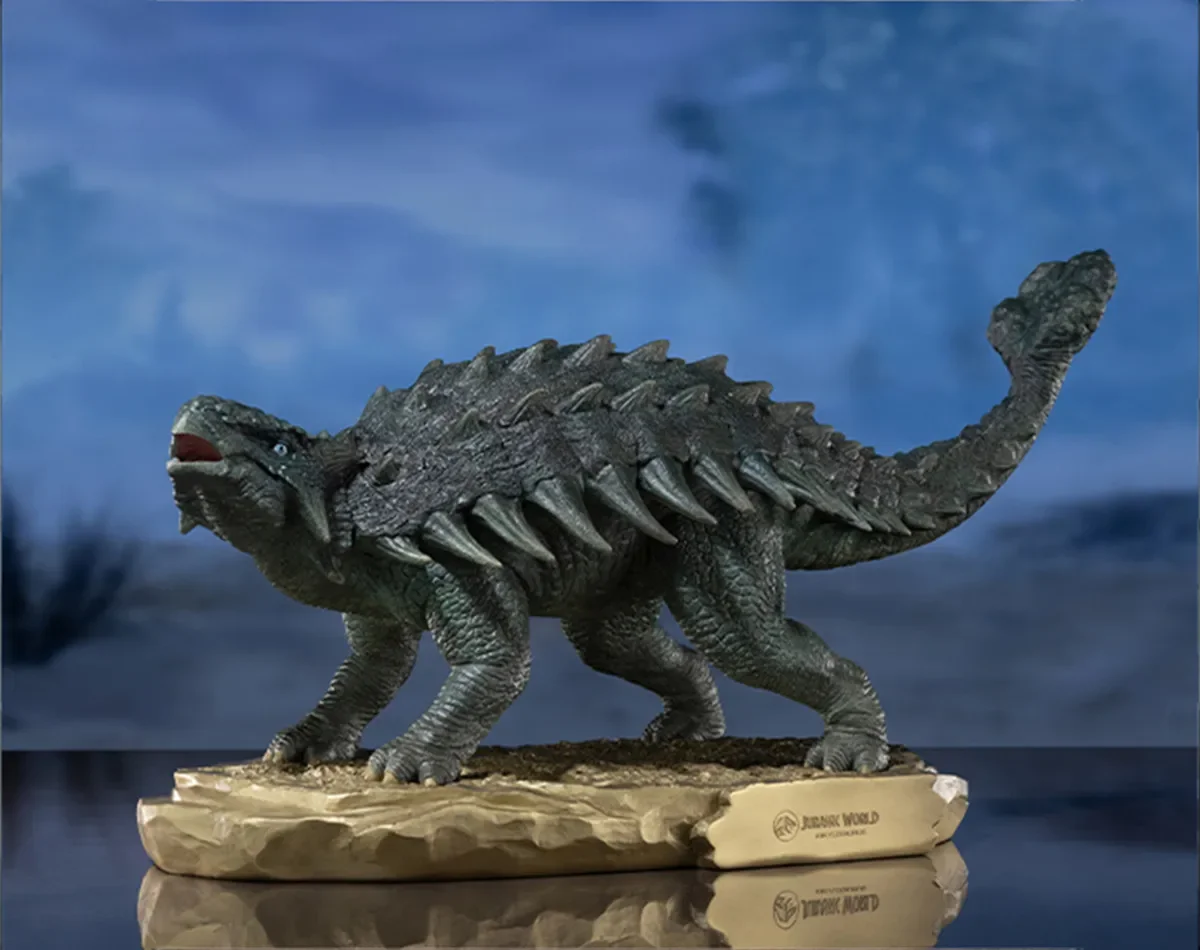 TONGSHIFU 1/20 Ankylosaurus Model Brass Dinosaur Statue Animal Collector Ankylosauridae GK Decoration Adult Photography Props