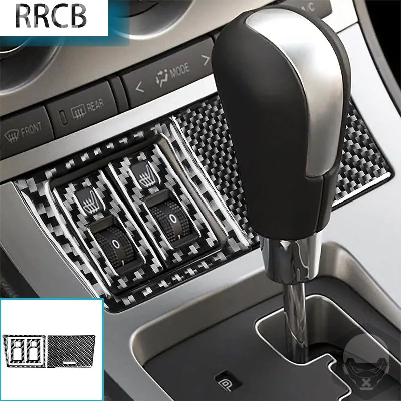 

Car Seat Heat Button Trim Sticker For Mazda 3 Axela 2010 2011 2012 2013 Mazdaspeed 3 Carbon Fiber Accessories Heat Switch Strip