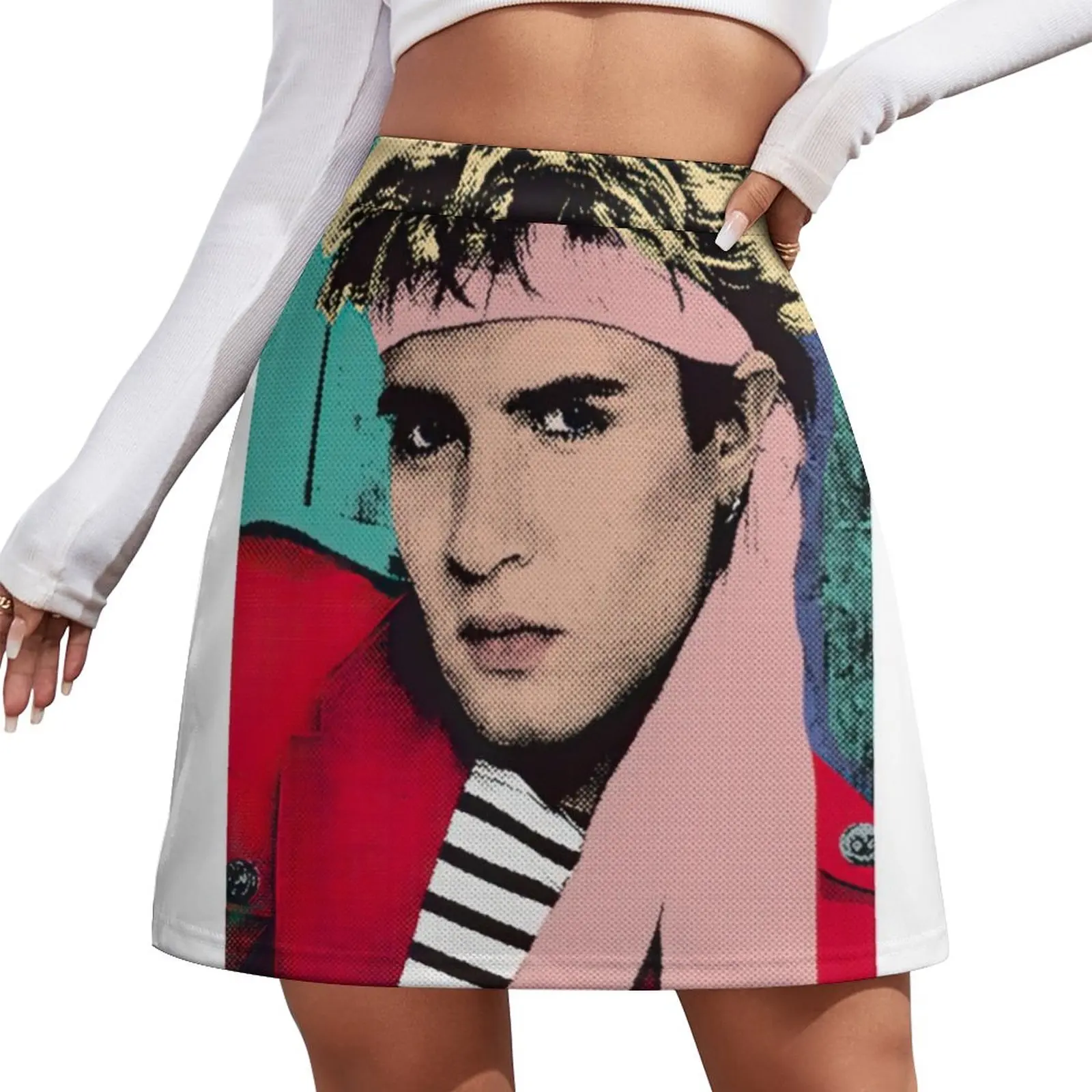 

Simon Le Bon Comic Mini Skirt korean style women clothing summer clothes fairy grunge new in external clothes