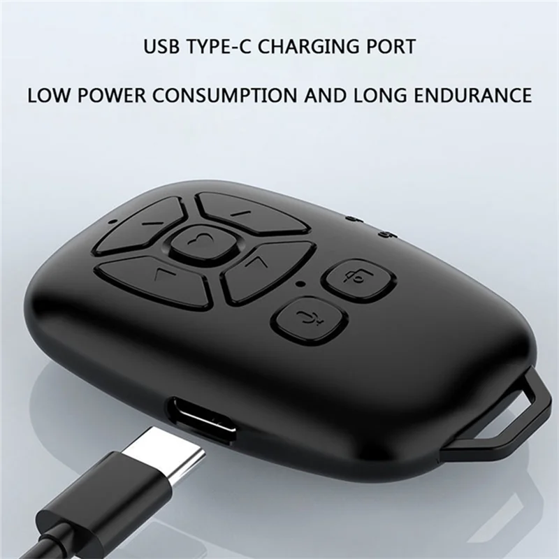 Bluetooth Remote Control Selfie Camera Shutter Release Mobile Phone Button E-Book Turn Page Photo Wireless Controller