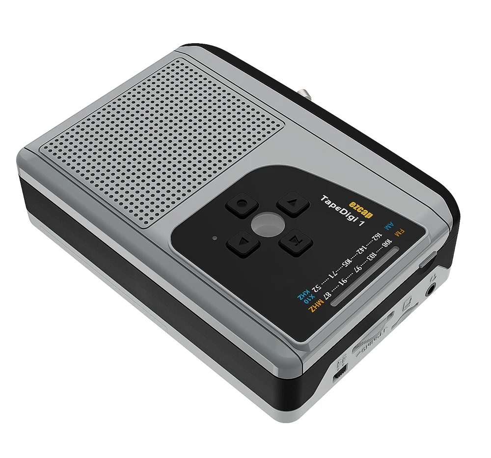 

Ezcap234 Cassette Player with AM/FM Radio Walkman Mic Audio Recorder ,Cassette To MP3 Converter Save To TF Card,No Need PC