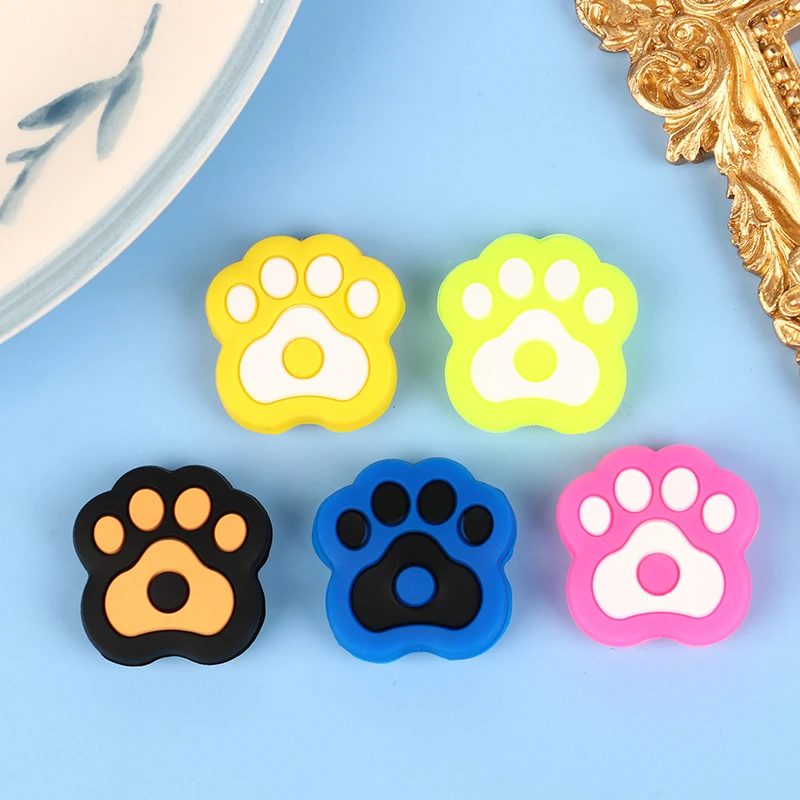 Amortiguadores de vibración para raqueta de tenis, accesorio antivibración con forma de Pata de Gato de dibujos animados, 1 unidad