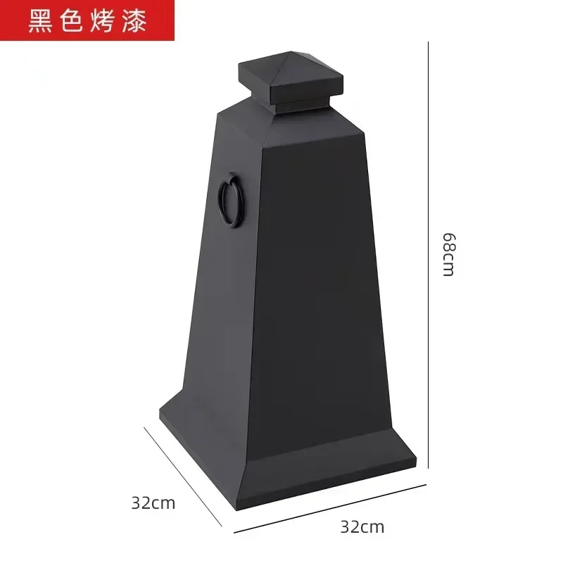 Stainless steel road cone reinforced reflective metal barrier customization