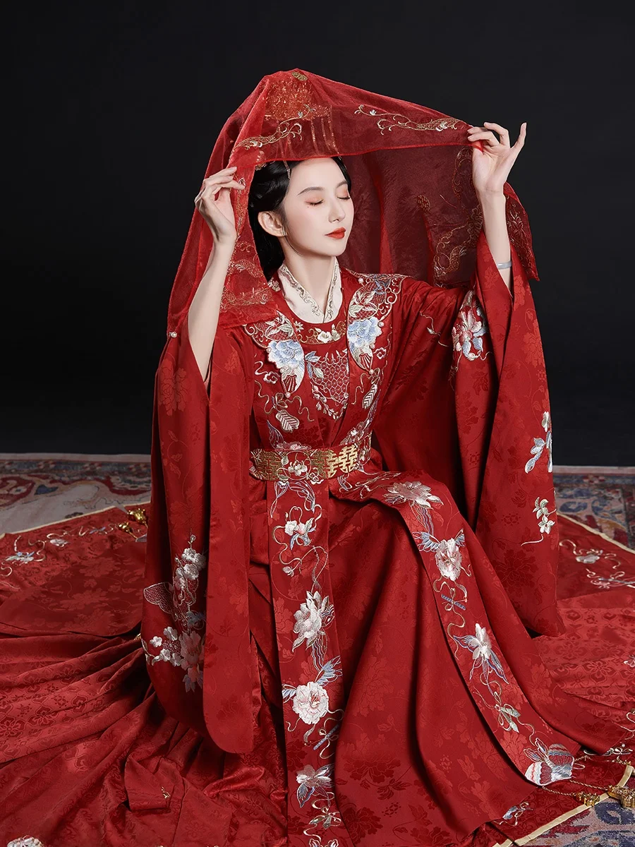 

Zhen Ling Yu Xiu Wedding Dr Women's Sle Eternal Love Destiny Hanfu Suit Polyester Fiber 7%-80% Content Traditional Chin...