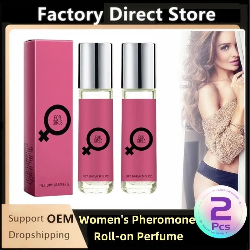 

2Pcs Portable Intimate Partner Roll-on Perfume Pheromone Perfume Stimulates Flirtation Perfume Natural Gentle Perfume For Women