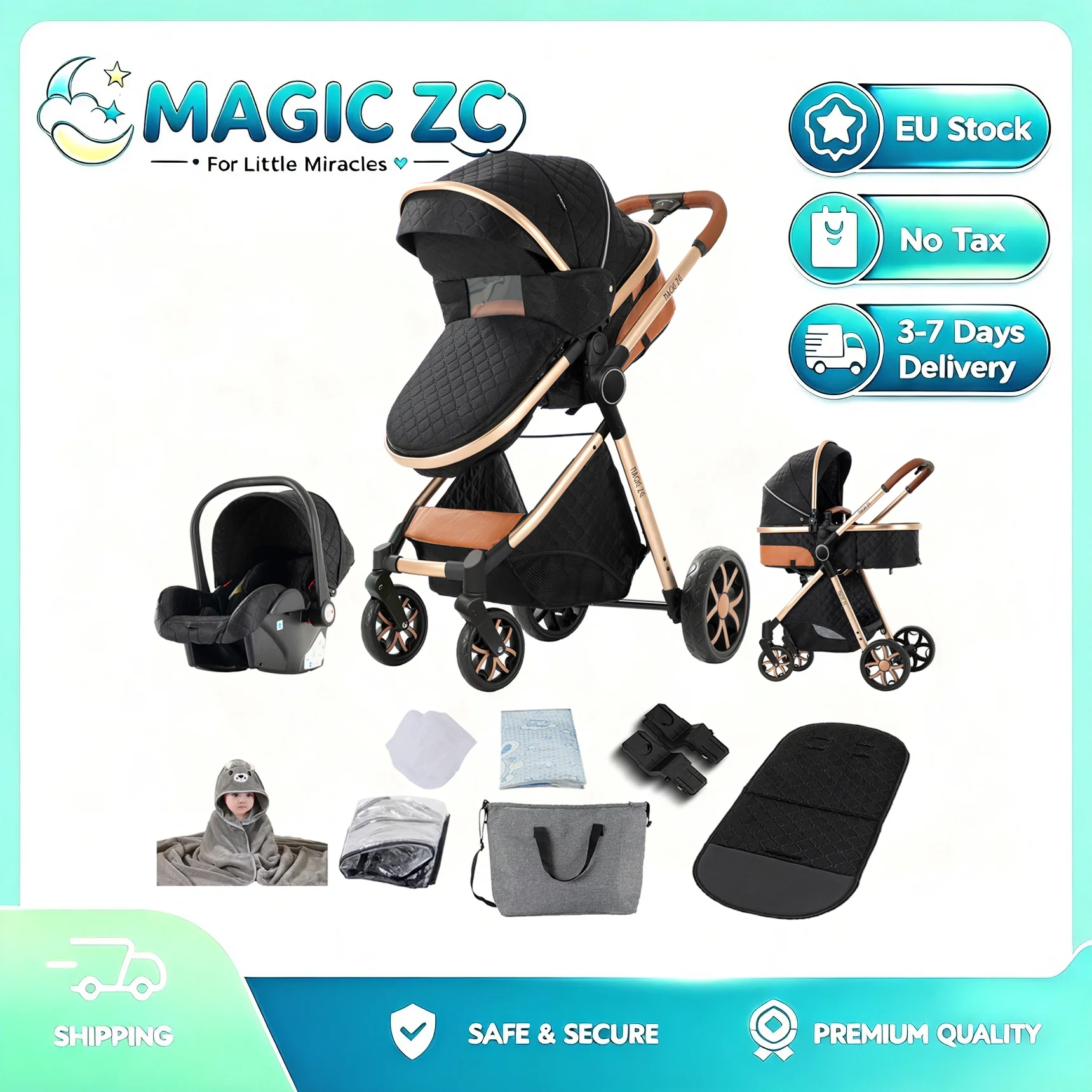 Stroller Baby stroller baby accessories buggies stroller Light stroller baby carriage baby newborn items newborn baby four-wheel strollers travel stroller Multiple stroller baby pram Cart baby cart