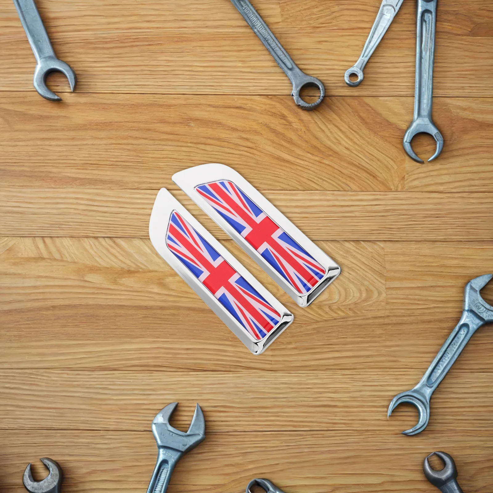 

Car Modification Sticker Alloy Metal Badge For Side Body Trim Racing Decal Auto Exterior Upgrade Weatherproof Scratch