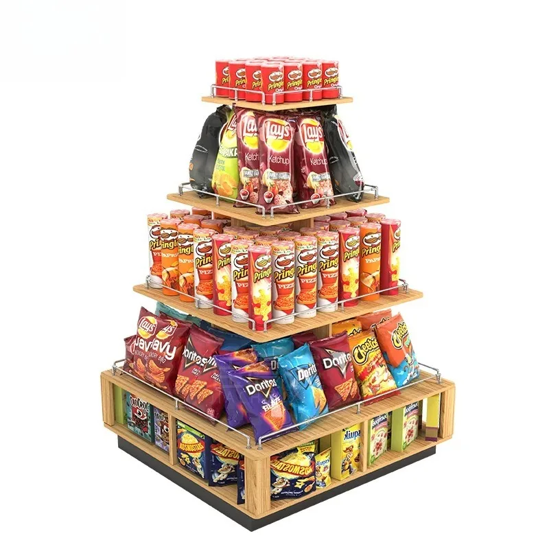 Promotional display racks, convenience stores, supermarkets, maternity and baby stores, island multi-stand shelves