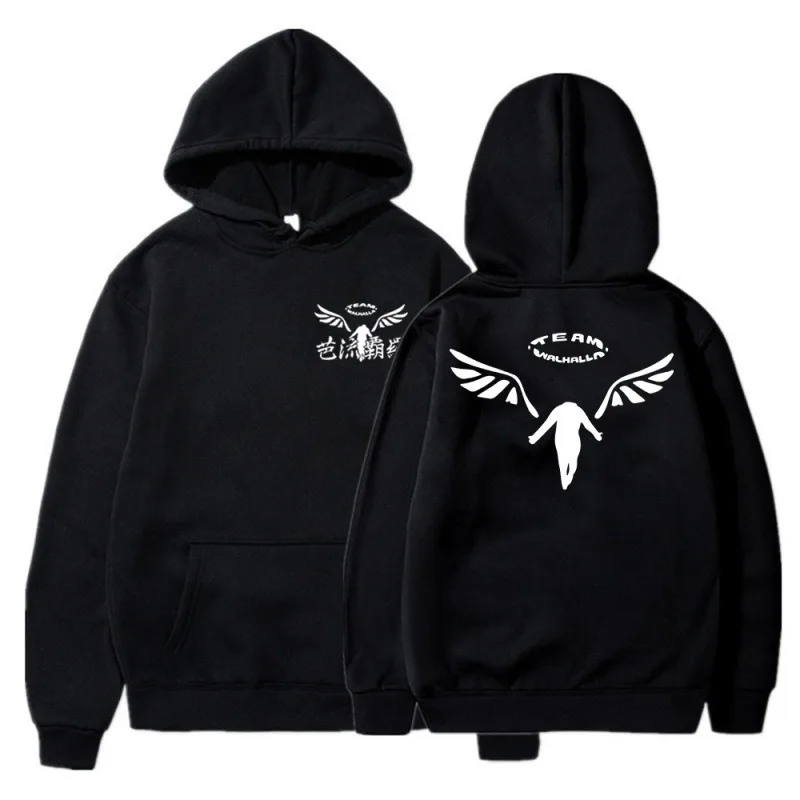 Tokyo The Avengers-Sudadera con capucha de lana para hombre, Anime nuevo, Sudadera con capucha de Anime, ropa de calle con capucha estampada Unisex, Jersey Harajuku