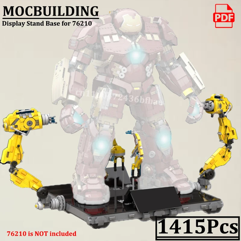 

Подставка для дисплея для модели 76210, кронштейны, блоки для модели 76206, креативные блоки, строительные кирпичи, игрушки, подарок