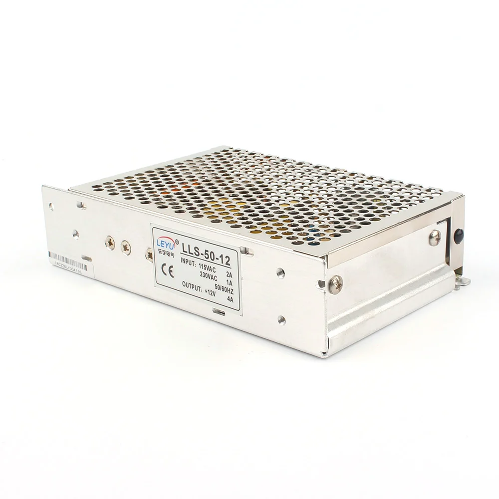 Hot sell CE ROHS LLS-50 5V 12V 15V 24V 48V single output switching power supply with 2 years warranty