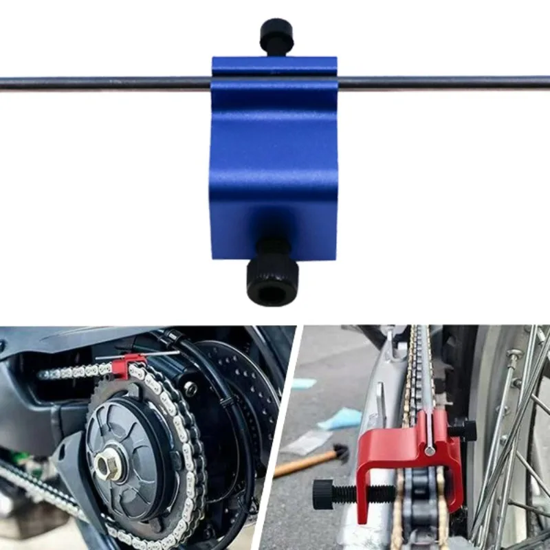 

Universal Motorcycle Chain Alignment Tool Fast and Accurate Motorcycle Chain Alignment Aluminium Sprocket Chain Adjustment Tool