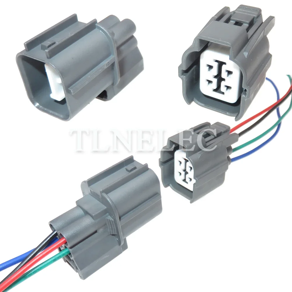 4 Pin Way Car Headlight Wire Harness Socket With Wires Auto Oxygen Sensor Sealed Connectors 6189-0132 6181-0073