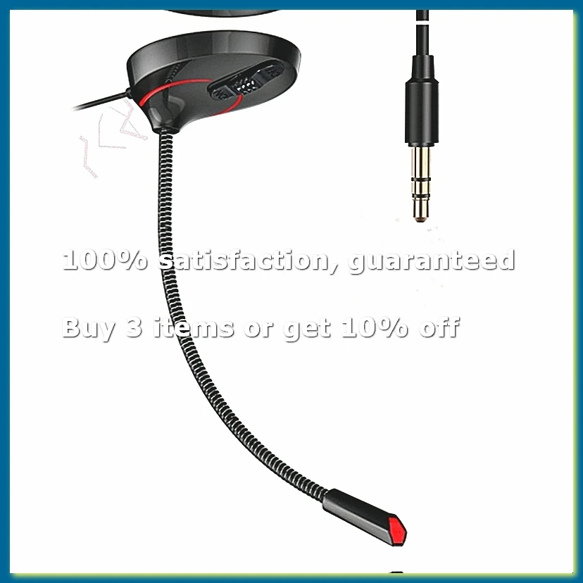 3.5mm Wired Microphone with Loud Speakers for PC Laptop Clear Sound Plug and Play Ideal for Meetings Studio Speech-AD33