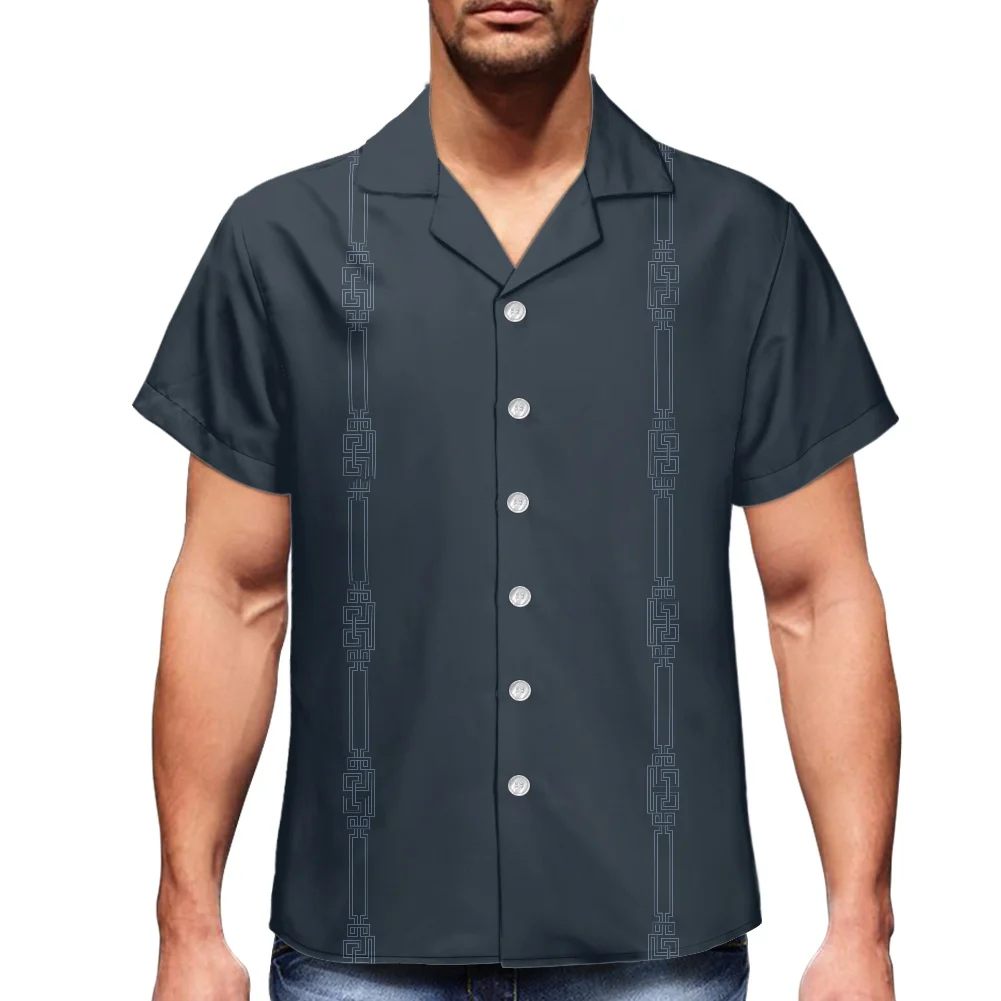 

Shirt For Men Summer Samoa Polynesia Tribal Print Designer Shirts For Men 2022 Support Button Up Shirt Mens Bark Men's Clothing