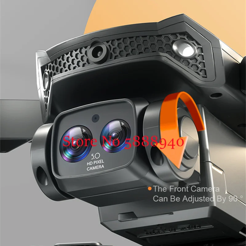 8K Dual Camera Optical Flow Localization WIFI FPV Remote Control Drone 3D Roll 360° Obstacle Avoidance Headless Mode RC Drone