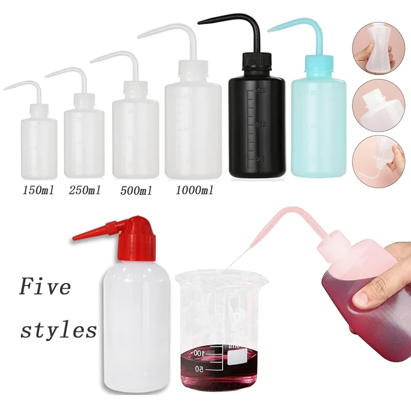 5 Stuks 250 Ml-1000 Ml Plastic Squeeze Spray Fles Elleboog Reinigingsfles Wimper Reiniging Fles Liquild Druppelaar Tattoo accessoires