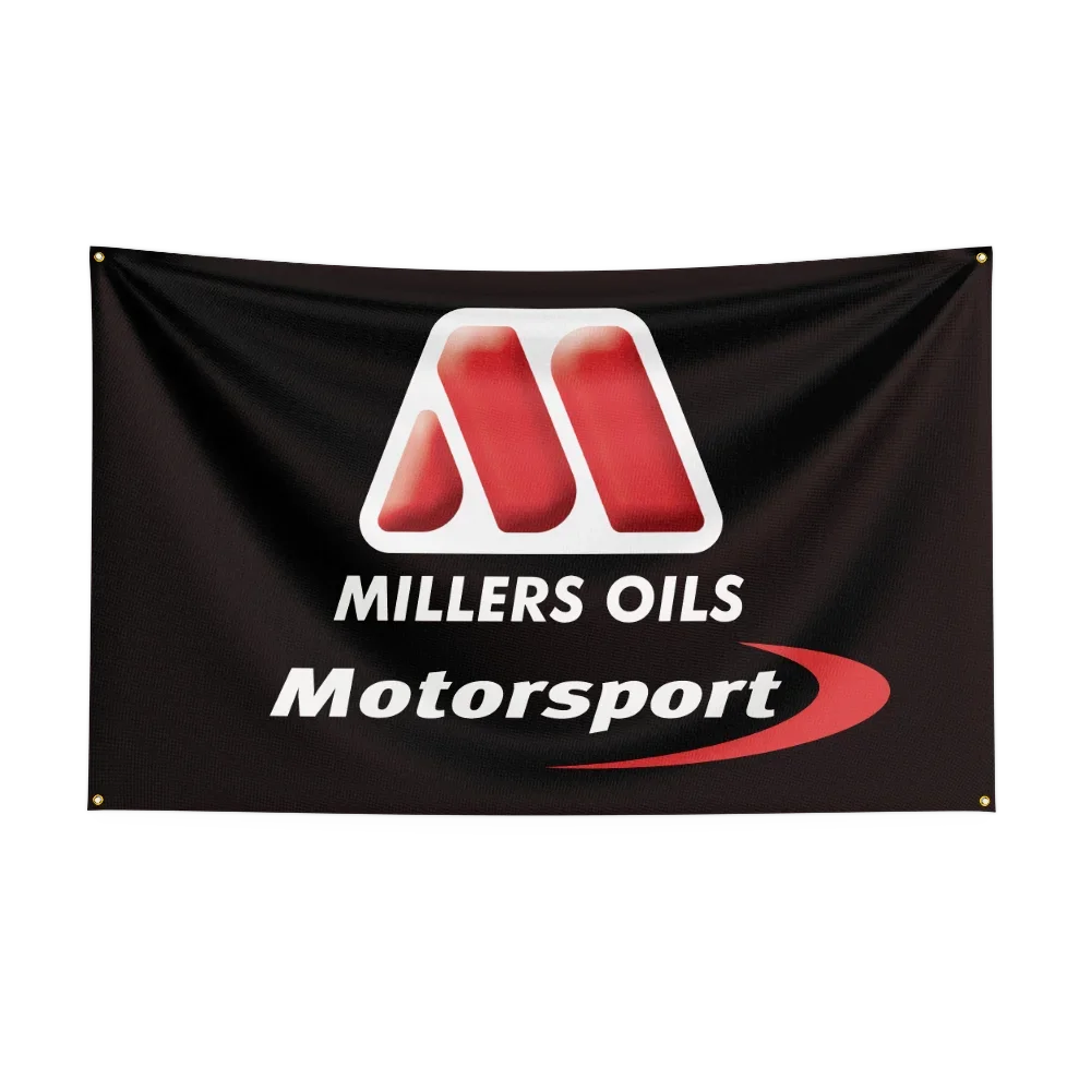 M-MI-LL-E-R-S O-O-IL-S Fuel Flag For Oil Station Garage Tuning Workshop studio fan collection home ornament