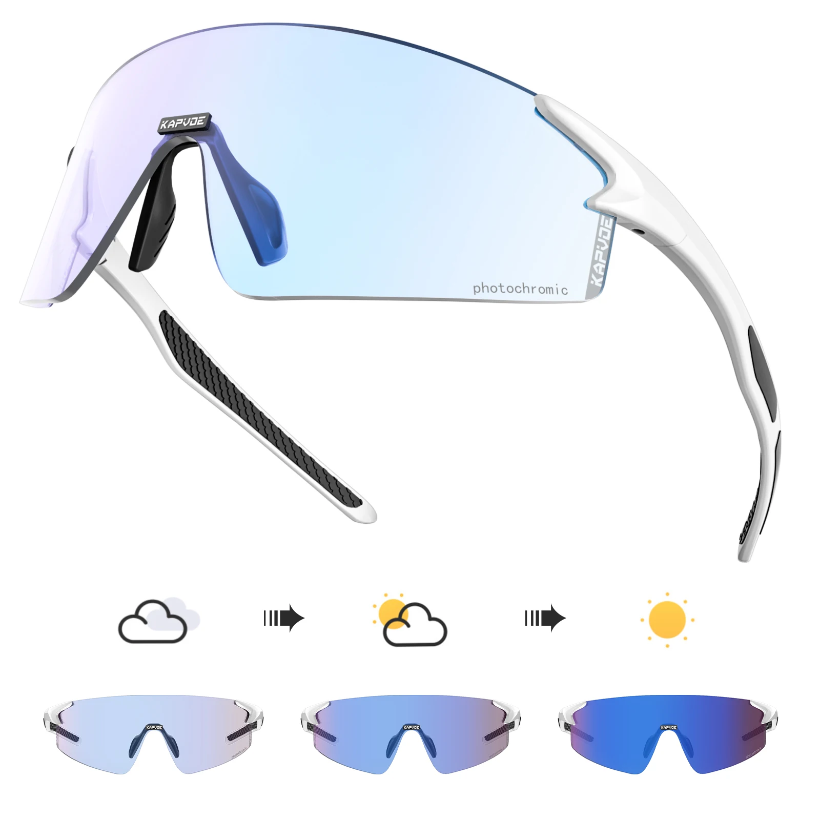 Lunettes de soleil de cyclisme Kapvoe 9