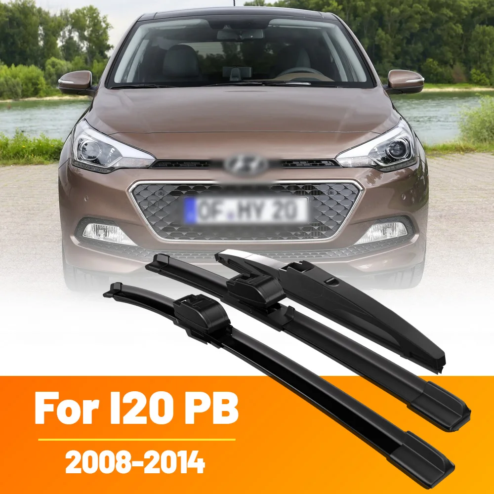 Für Hyundai I20 PB 2008-2014 2009 2010 2011 2012 2013 Scheibenwischer Vorne & Hinten Wischerblätter Windschutzscheibe Fenster 24"+16"+12"
