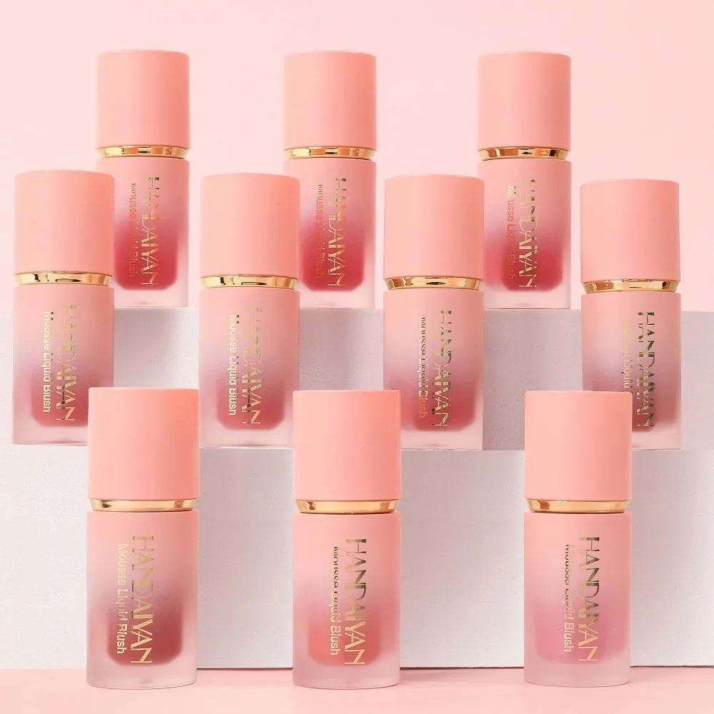 New 7 Colors Liquid Blush Nourishing Matte Finish Natural Blusher Multi-purpose Smooth Texture Matte Liquid Blush Korean Makeup