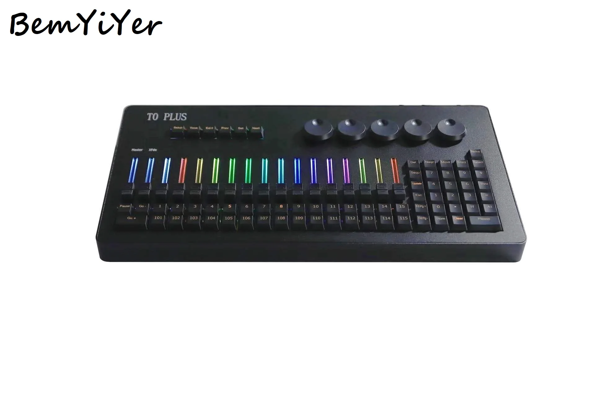 

RGB T0 Plus Mini Command Fader Wing DJ световая консоль Сумка контроллер освещения сцены для MA2 onPC