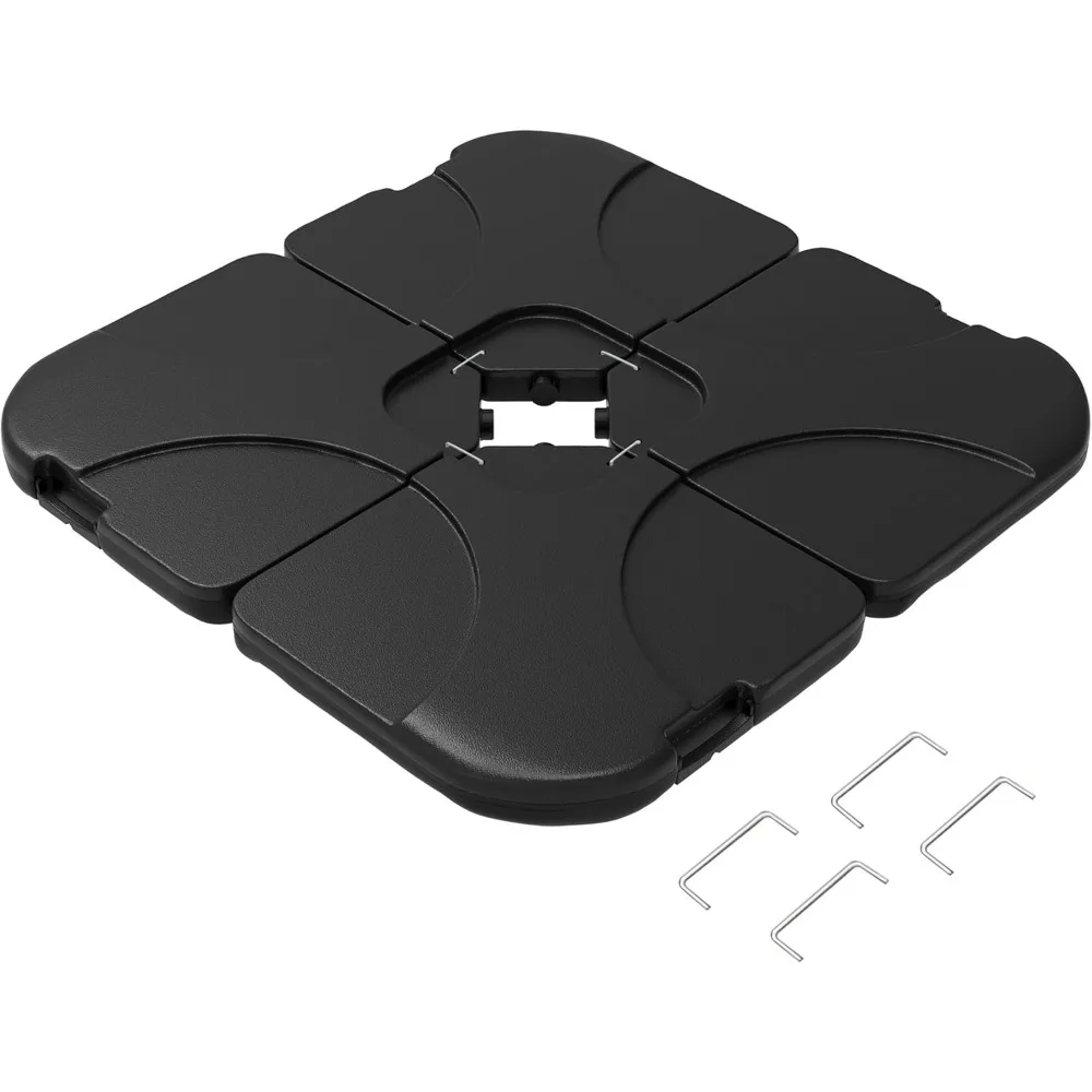 حامل مظلة للفناء الخارجي - قاعدة رملية شديدة التحمل لمظلات العارضة والكابولي والإزاحة بسعة 220 رطل