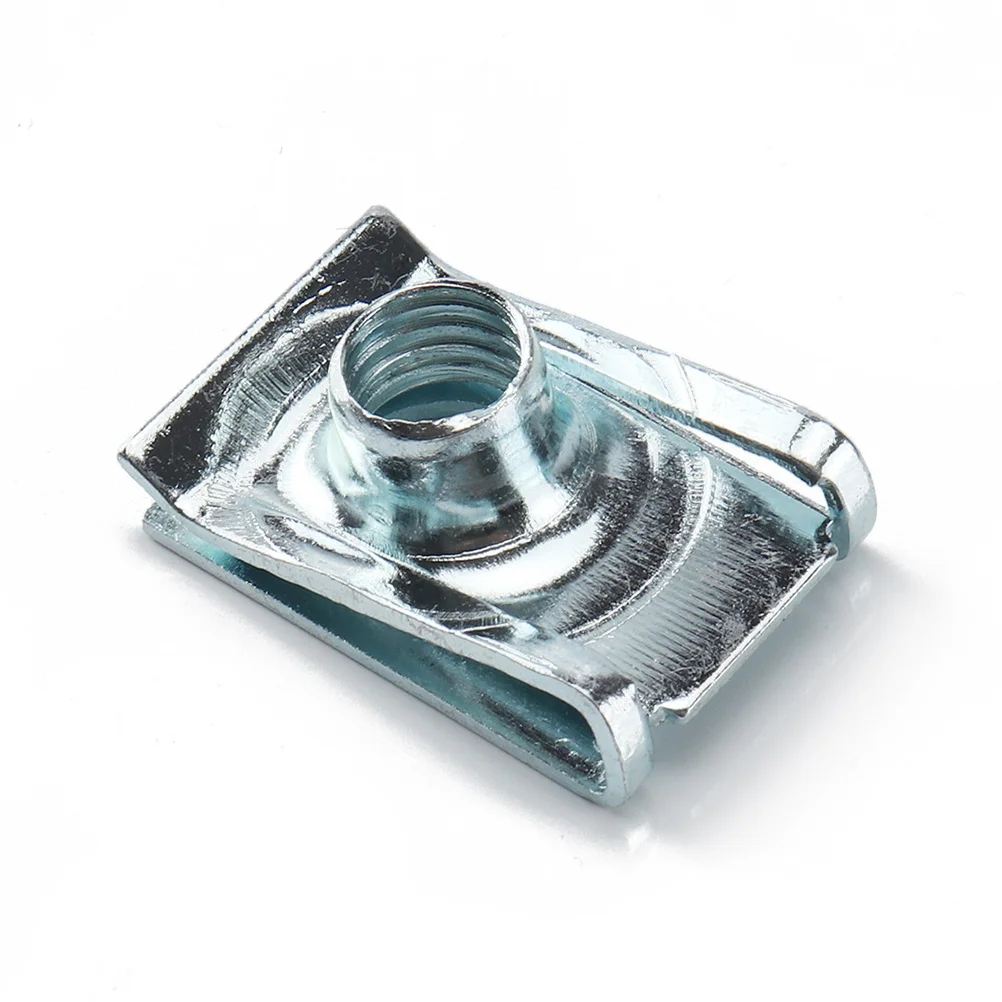 

110pcs U Nut Fasteners Manganese Steel Spire Clip For Panel Bumper Fixing Motorcycle Bodywork Wiring Clips