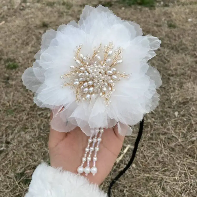 Korean Style Hair Accessories Hairband Hanbok New Yanji Princess Hair Bun Headwear Ethnic Style Accessories Photo Shoot Super