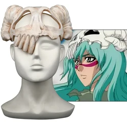 Anime Bleekmiddel Maskers Duizend Jaar Bloed Oorlog Neliel Helm Geitenhoorn Schedel Masker Halloween Prop Accessoires