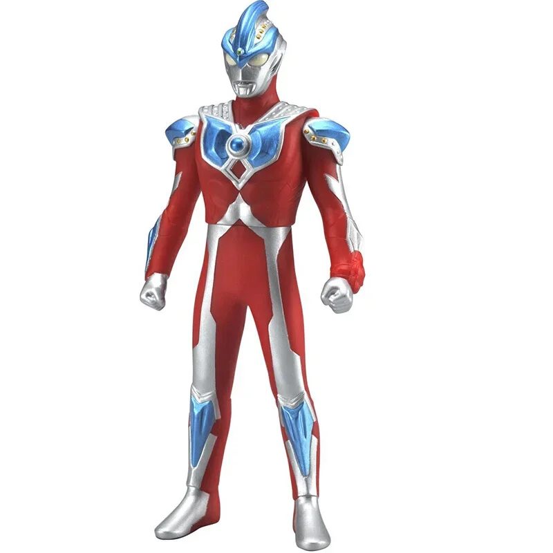 BANDAI Ultraman Tiga Seven Zoffy Ace Taro Leo Ojciec Ultra Figurki Anime Figurka akcji Model kolekcjonerski Kid Coll Zabawka Prezent
