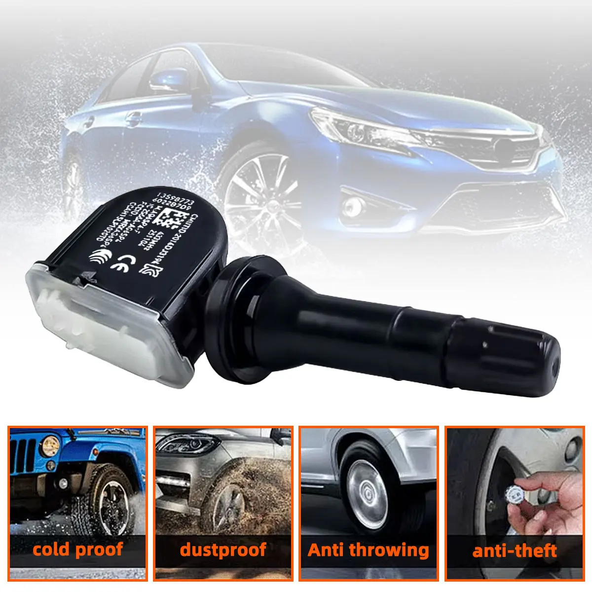 YONGRUN 4/8PCS タイヤ空気圧センサー監視システム 13598773 はビュイック キャデラック シボレー GMC 自動車部品に適しています