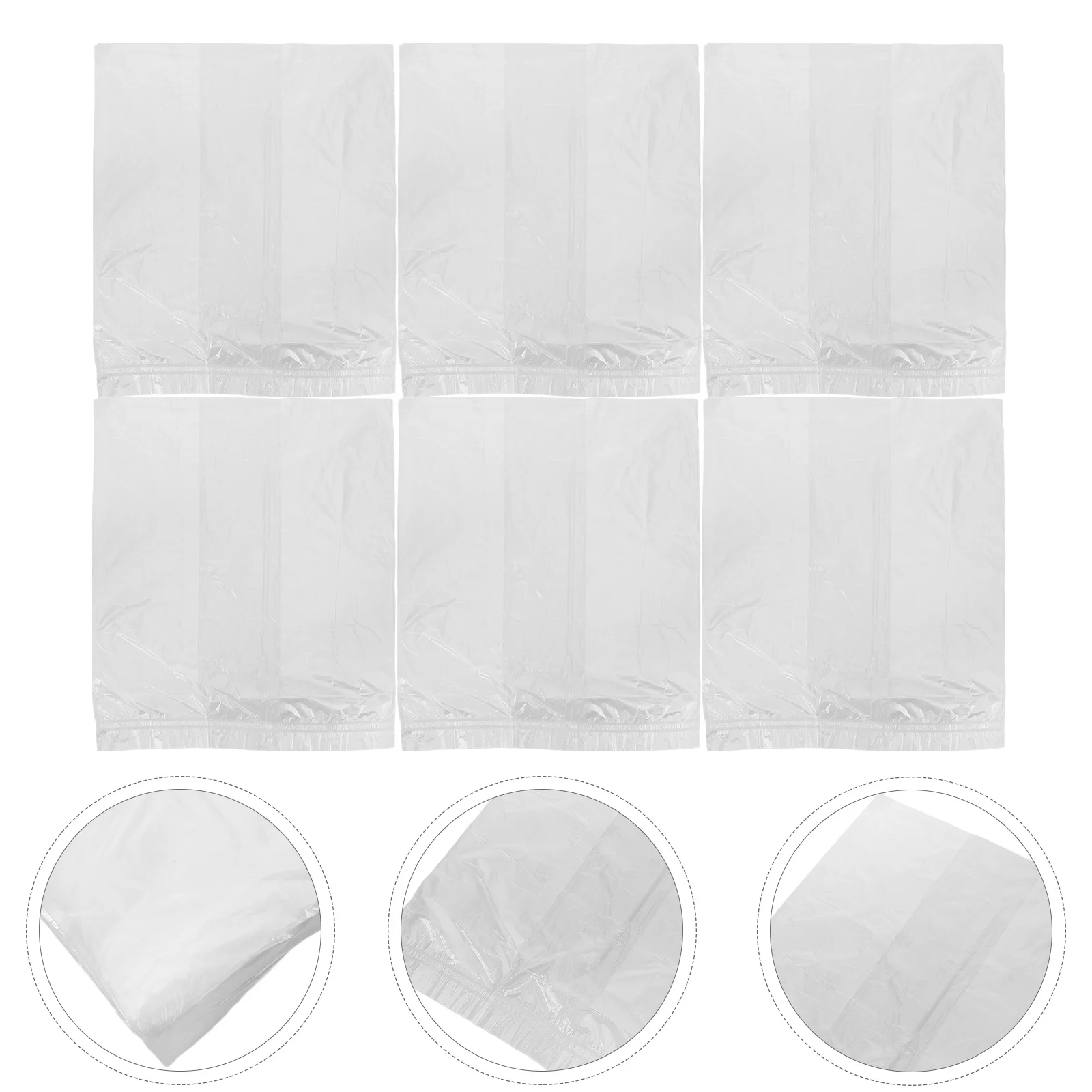 160 Pcs Washbasin Tubs Portable Foot Liners Spa Plastic Bags Soak Pouch Supplies