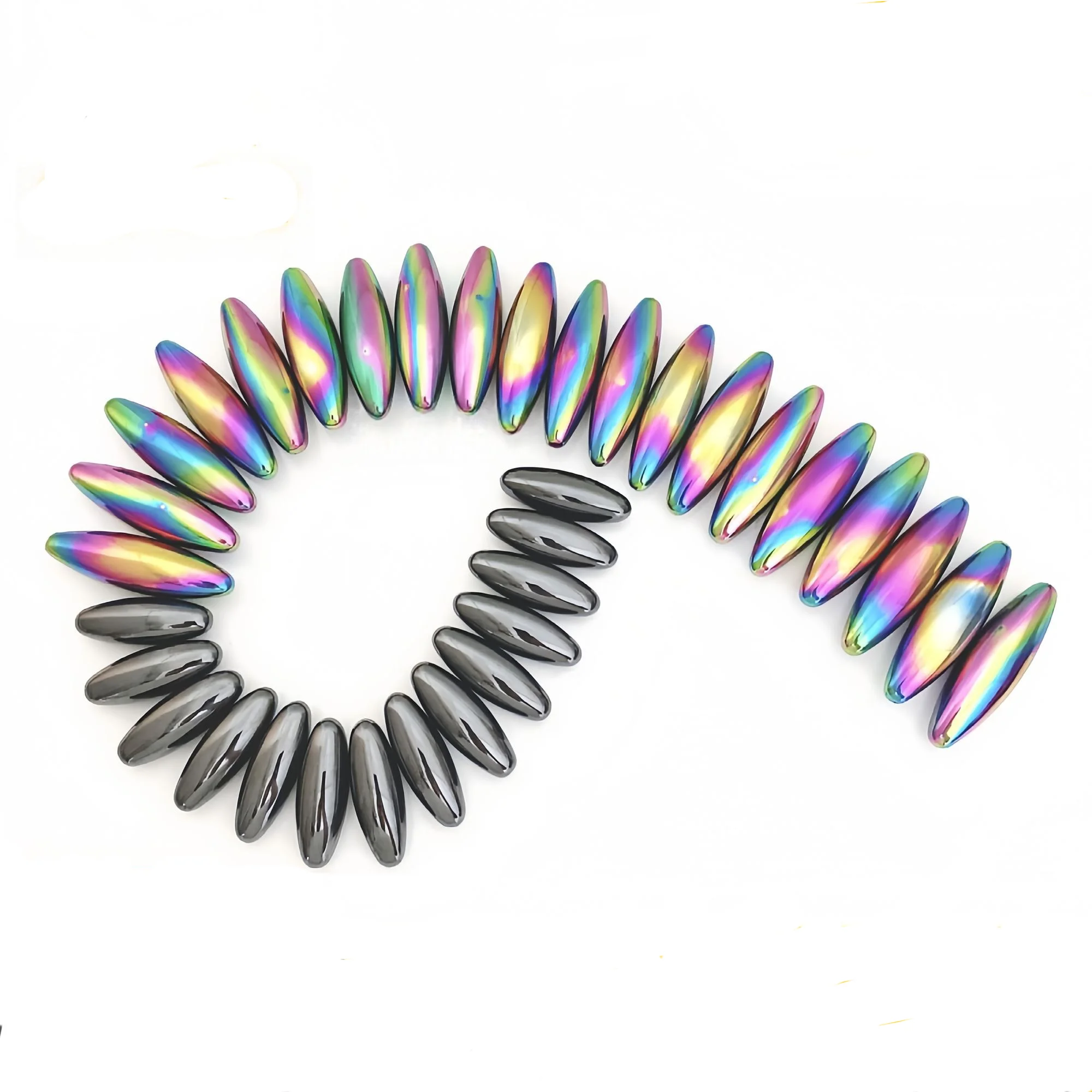 Image of 2/4 Stück Verschiedene Größen Schwarze Kühlschrankmagnete Starke Magnetische Rugby-Ball Ovale Magnetperlen Set Gesundheitspflege-Massagegerät Wohndekor Geschenk