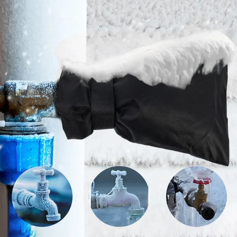 Anti-Freeze Faucet Protection Cover, Outdoor Frost Cover, reutilizável Tap Protector, Inverno, 1 pc, 5pcs