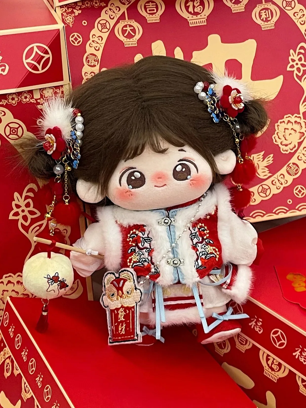 بدلة زي العام الجديد حمراء للفتيان والفتيات ، فستان ملابس ، ملابس جميلة ، هدايا تأثيري ، حلوة ، رائعة ، أصلية ، 20