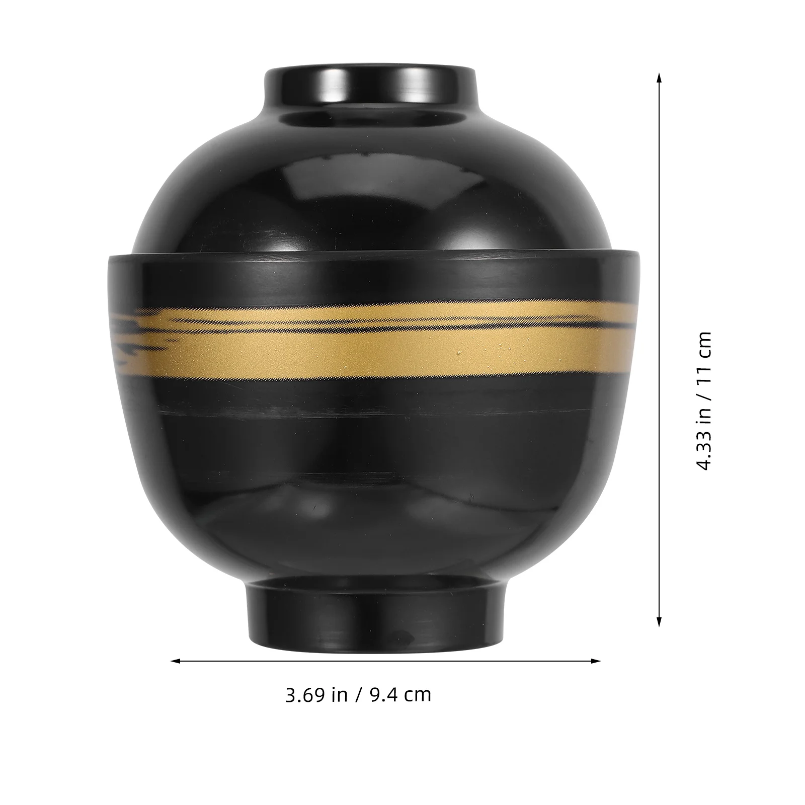 

Japanese Soup Bowl Lidded Miso Soup Bowl Reusable Large Capacity Perfect for Restaurant Home Serving Rice Noodles Food