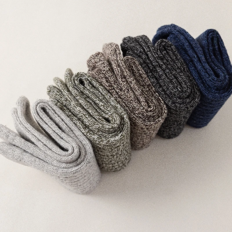 3 Pairs Thicken Wool Socks Men High Quality Towel Keep Warm Winter Socks Cotton Christmas Gift Socks For Man Thermal Size 41-46